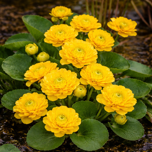 Knieć błotna "Plena" Catha palustris "Plena"